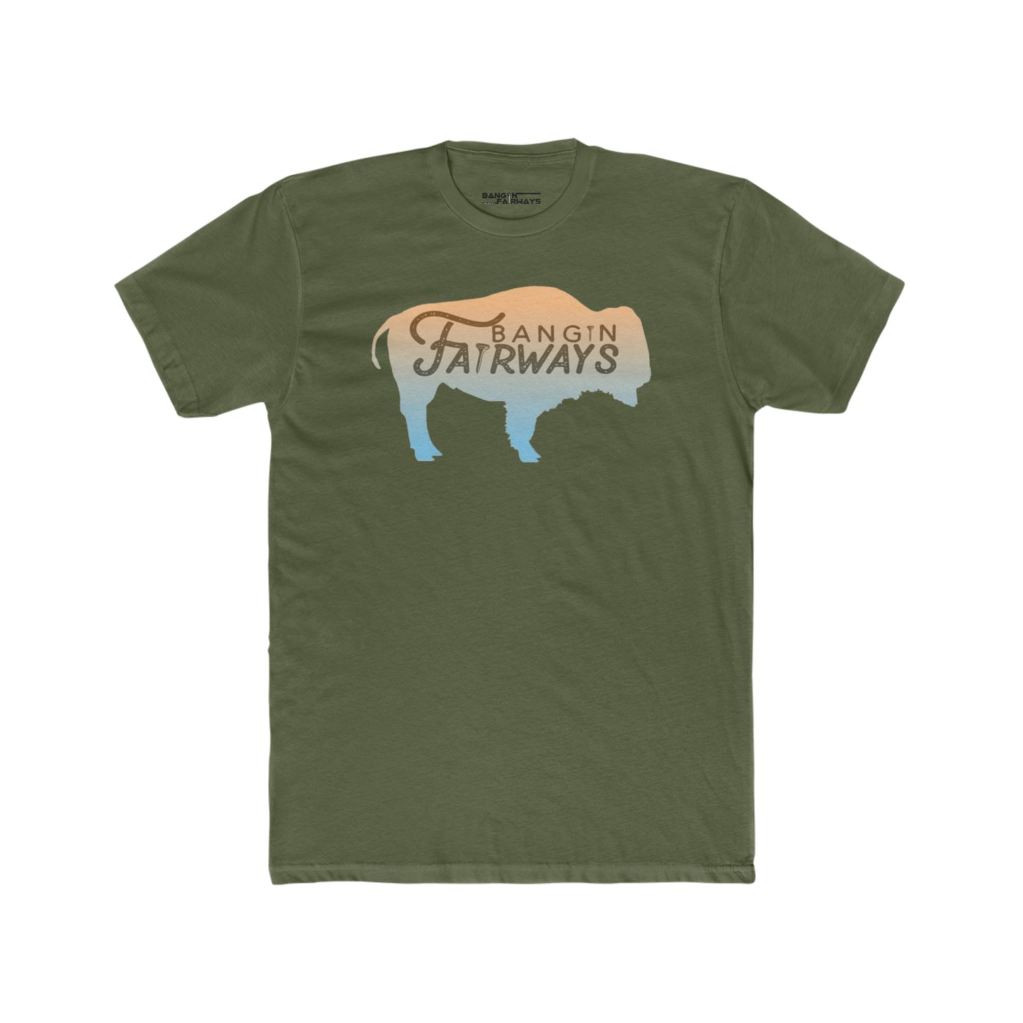 Buffalo Fade Cotton Crew Tee