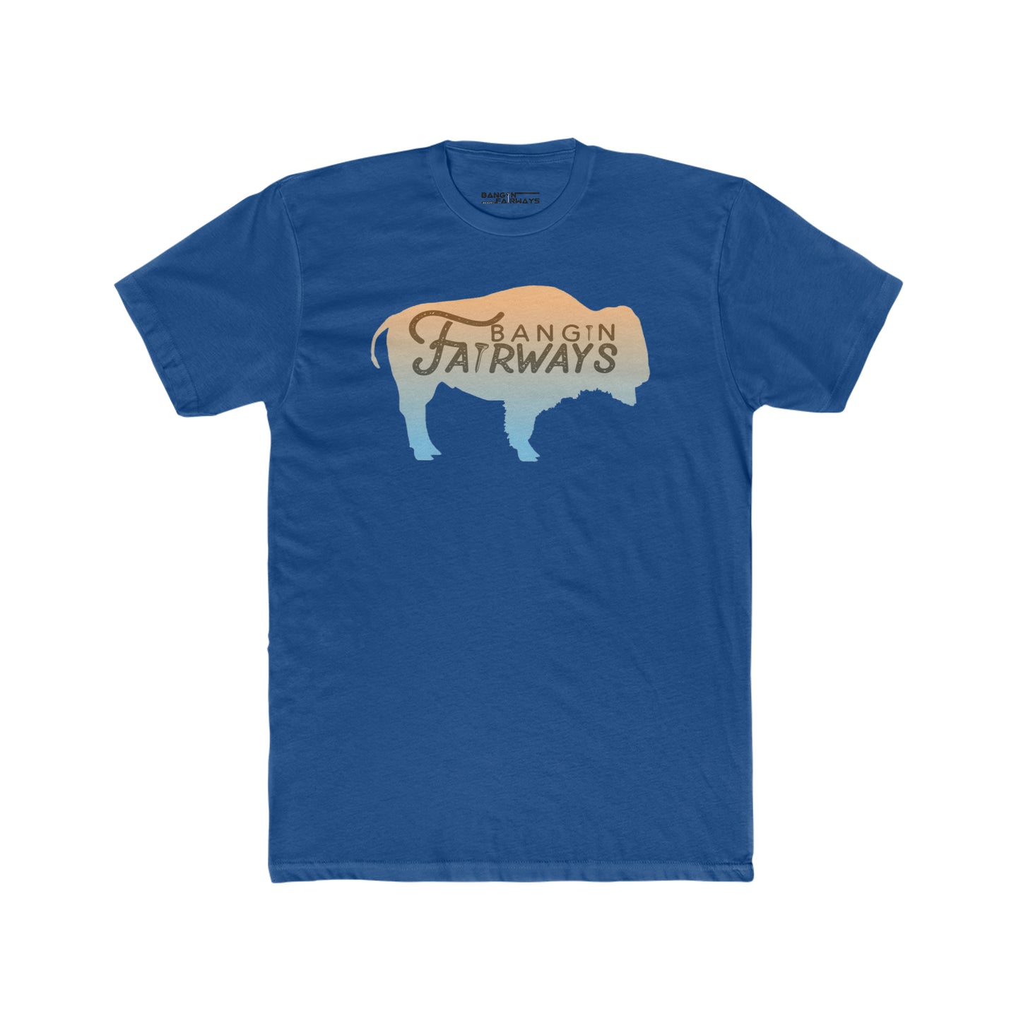 Buffalo Fade Cotton Crew Tee