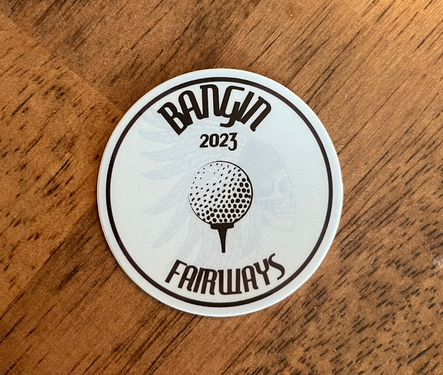 2 inch Light Blue Native Sticker