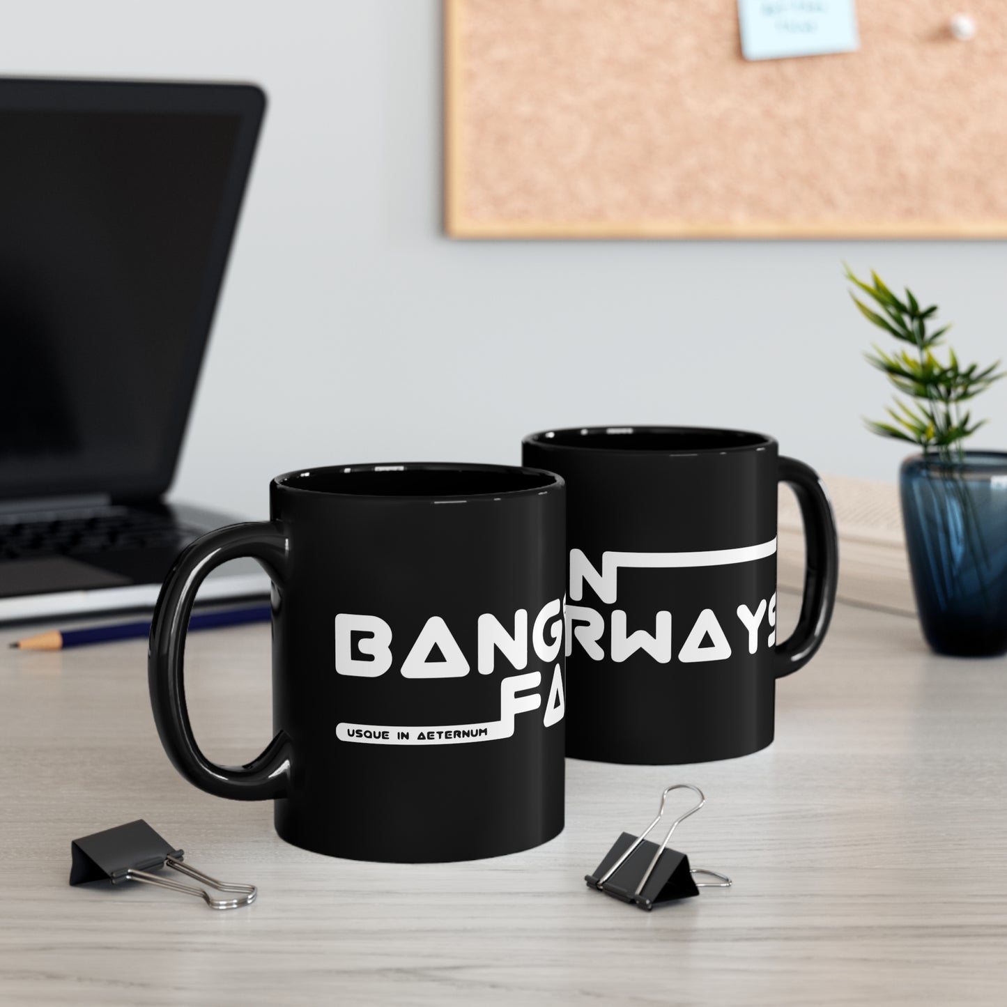 Retro BF 11oz Black Mug